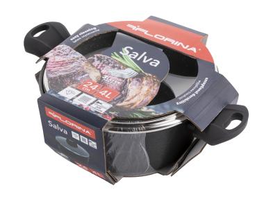 Zdjęcie: Garnek aluminiowy Salva 24 cm - 4 L FLORINA