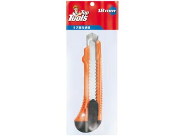 Zdjęcie: Nóż z ostrzem łamanym 18 mm TOP TOOLS