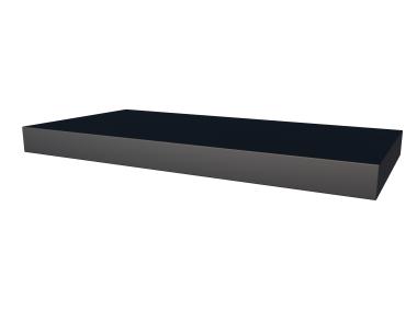 Zdjęcie: Daszek nad drzwi prostokątny 200x90x14,5 cm antracyt GUTTA