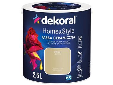 Zdjęcie: Farba ceramiczna Home&Style spanish olives 2,5 L DEKORAL