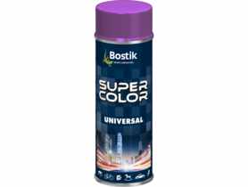 Lakier uniwersalny ogólnego zastosowania Super Color Universal fioletowy RAL 4008 400 ml BOSTIK