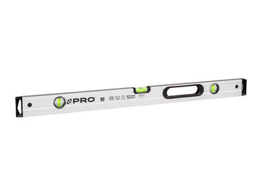 Zdjęcie: Poziomnica PRO800 anodowana srebrna z uchwytem 80 cm PRO