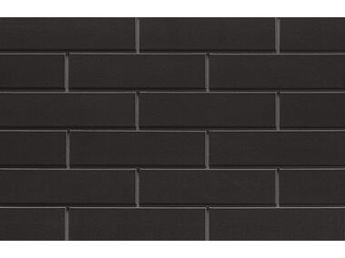 Płytka elewacyjna Nero szkliwiona 24,5x6,5 cm CERRAD