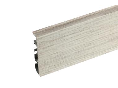 Zdjęcie: Listwa przypodłogowa PVC Hi Line Prestige 2,2x7,5 cm 2,50 m Sosna Sieviernaja Mat CEZAR