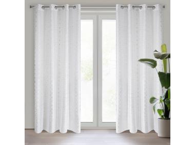 Zdjęcie: Firana gotowa Seylan 140x250 cm biały EUROFIRANY