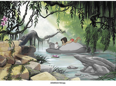 Zdjęcie: Fototapeta Jungle Book Swimming with Baloo VENA