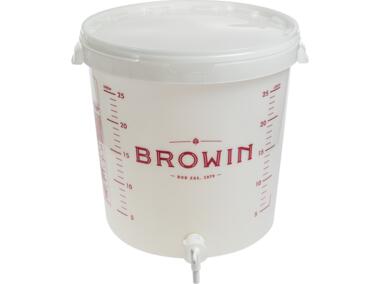 Zdjęcie: Pojemnik fermentacyjny 30 L z pokrywką i kranem BROWIN