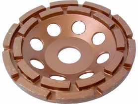 Tarcza diamentowa do szlifowania Turbo podwójny Segment 125x 22,2 mm DEDRA