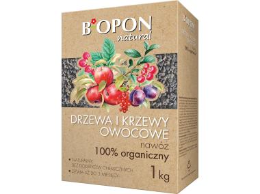 Zdjęcie: Nawóz do krzewów i drzew owocowych organiczny granulat 1 kg BOPON NATURAL
