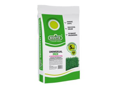 Zdjęcie: Mieszanka nasion traw uniwersalmix z mikrokoniczyną 5 kg BIOVITA