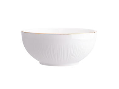 Zdjęcie: Miska Alessia Złota Linia 15,5 cm porcelana kremowa ALTOMDESIGN