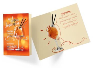 Zdjęcie: Karnet PP-2171 Imieniny - aperol KUKARTKA