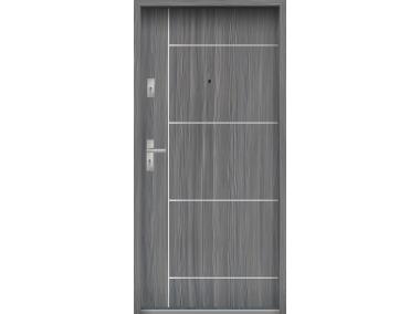 Zdjęcie: Drzwi wejściowe do mieszkań Bastion A-65 Mokka 80 cm prawe ODO KR CENTER