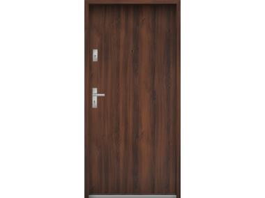 Zdjęcie: Drzwi wejściowe do mieszkań Bastion N-02 Orzech 90 cm prawe ODP KR CENTER
