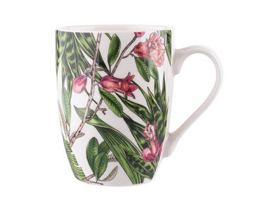 Zdjęcie: Kubek baryłka Hibiskus 300 ml dekoracja II ALTOMDESIGN