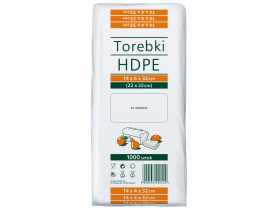 Torebki spożywcze 14x4x32 cm - 1000 szt. SARANTIS