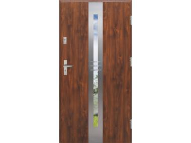 Drzwi zewnętrzne stalowo-drewniane Disting Otello 06 Dąb złoty 100 cm prawe KR CENTER