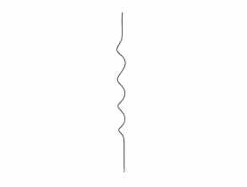 Podpora do roślin 150 cm spiralna TIN TOURS