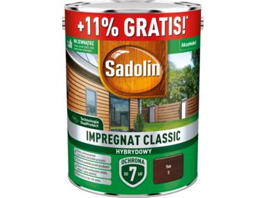 Zdjęcie: Impregnat Classic Hybrydowy tek 5 L SADOLIN