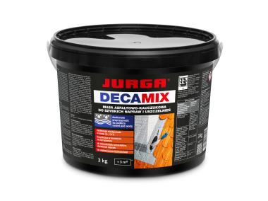 Szpachla asfaltowo-kauczukowa do szybkich napraw Decamix 3kg JURGA