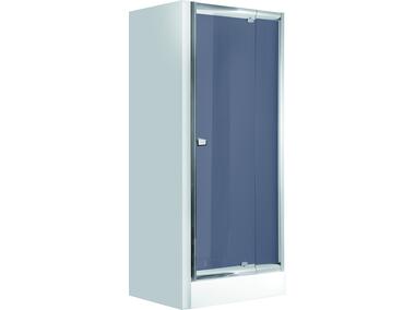 Zdjęcie: Drzwi prysznicowe wnękowe - uchylne Zoom chrom DEANTE