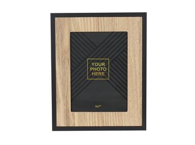 Zdjęcie: Ramka na zdjęcia Davos 21x26 cm MDF czarny-drewno UNIGLOB