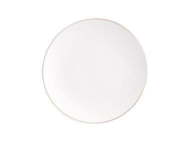 Zdjęcie: Talerz deserowy Alessia Złota Linia 20,5 cm porcelana kremowa ALTOMDESIGN
