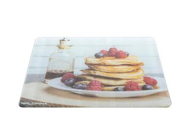 Zdjęcie: Deska kuchenna Pancake 20x30x0,4 cm szklana mała FLORINA