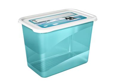 Zdjęcie: Pojemnik prostokątny na żywność Mia Polar z etykietą wielokrotnego zapisu 7,2 L KEEEPER
