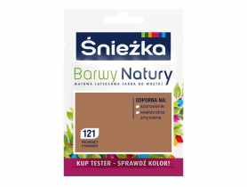 Farba Barwy Natury tester pachnący cynamon 121 25ml ŚNIEŻKA