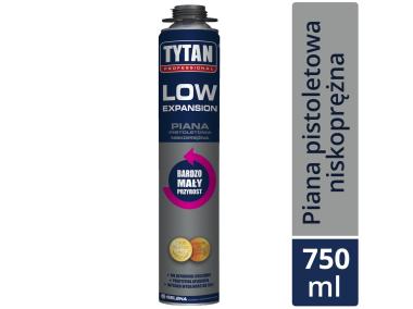 Zdjęcie: Piana pistoletowa Low Expansion 750 ml TYTAN PROFESSIONAL