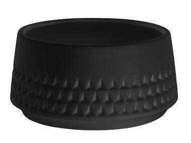 Zdjęcie: Osłonka ceramiczna Iris 19x9 cm antracytowa VERDENIA