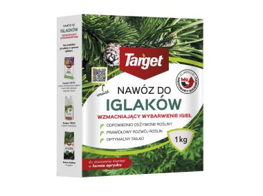 Zdjęcie: Nawóz do iglaków wzmacniający wybarwienie igieł 1 kg TARGET