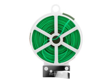 Zdjęcie: Drut ogrodniczy płaski, powlekany PCV 30 m x 2 mm BIOOGROD