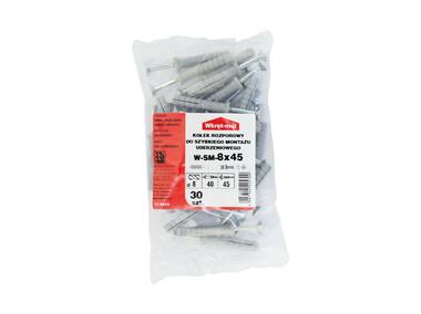 Zdjęcie: Kołki do wbijania 8x60 mm  - 30 szt. WKRĘT-MET