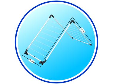 Zdjęcie: Suszarka do bielizny Acrobath 4 m VILEDA