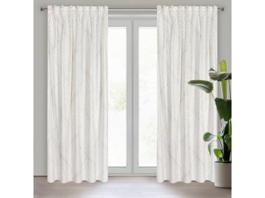 Zdjęcie: Zasłona 140x270 cm, taśma flex EUROFIRANY