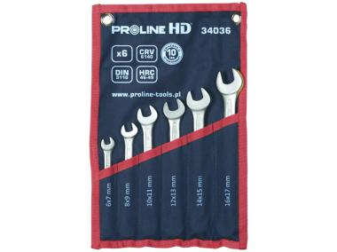 Zdjęcie: Klucze płaskie 6x7-16x17 mm - 6 szt. CV HD PROLINE