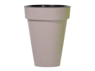 Zdjęcie: Doniczka Cube Slim mocca 46 cm PROSPERPLAST
