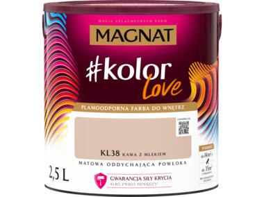 Zdjęcie: Farba plamoodporna #kolorLove kawa z mlekiem 2,5 L MAGNAT