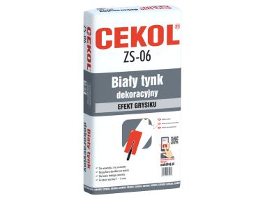 Zdjęcie: Zaprawa szpachlowa ZS-06 biała 5 kg CEKOL