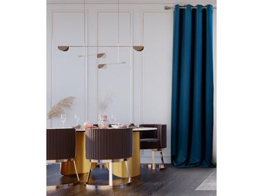 Zdjęcie: Zasłona zaciemniejąca radiant granat 140x270 cm CHIC HOME