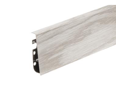 Zdjęcie: Listwa przypodłogowa PVC Hi Line Prestige 2,2x7,5 cm 2,50 m Jesion Baltimore Mat CEZAR