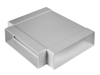 Zdjęcie: Trójnik poziomy płaski 60x204 mm AWENTA