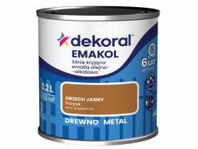Emalia ftalowa Emakol Strong orzech jasny 0,2 L DEKORAL