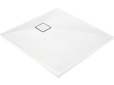 Zdjęcie: Brodzik Correo kwadratowy Alabaster, granitowy 90x90 cm DEANTE