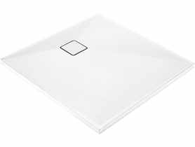 Brodzik Correo kwadratowy Alabaster, granitowy 90x90 cm DEANTE