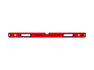 Zdjęcie: Poziomnica PRO900 Heavy Duty malowana czerwona z uchwytami 100cm PRO