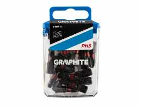 Bity udarowe PH3 x 25 mm, 20 szt. GRAPHITE