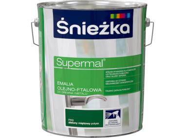 Zdjęcie: Emalia Supermal zielony mięta F510 10L ŚNIEŻKA